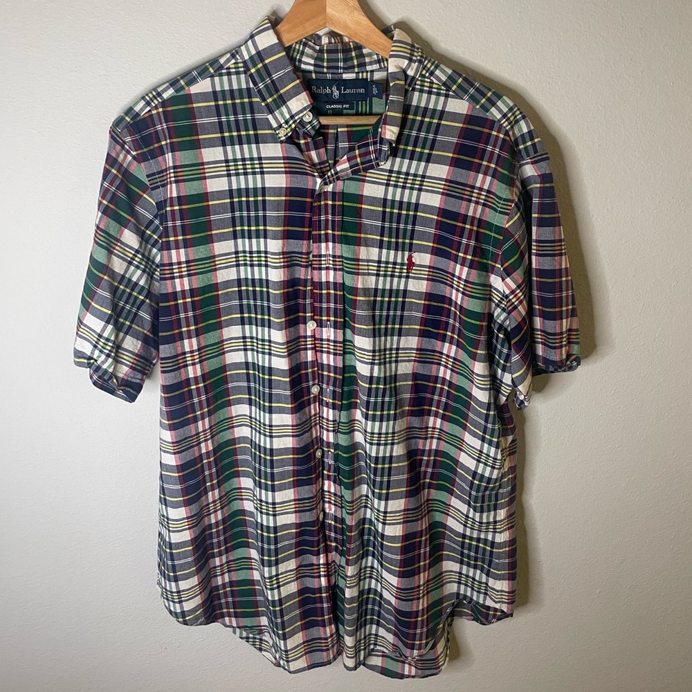 Polo Large short sleeve button up